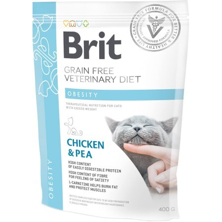 Сухой корм для кошек Brit GF VetDiets Cat Obesity 400 г