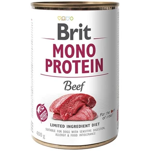 Консерви для собак Brit Mono Protein з яловичиною 400 г
