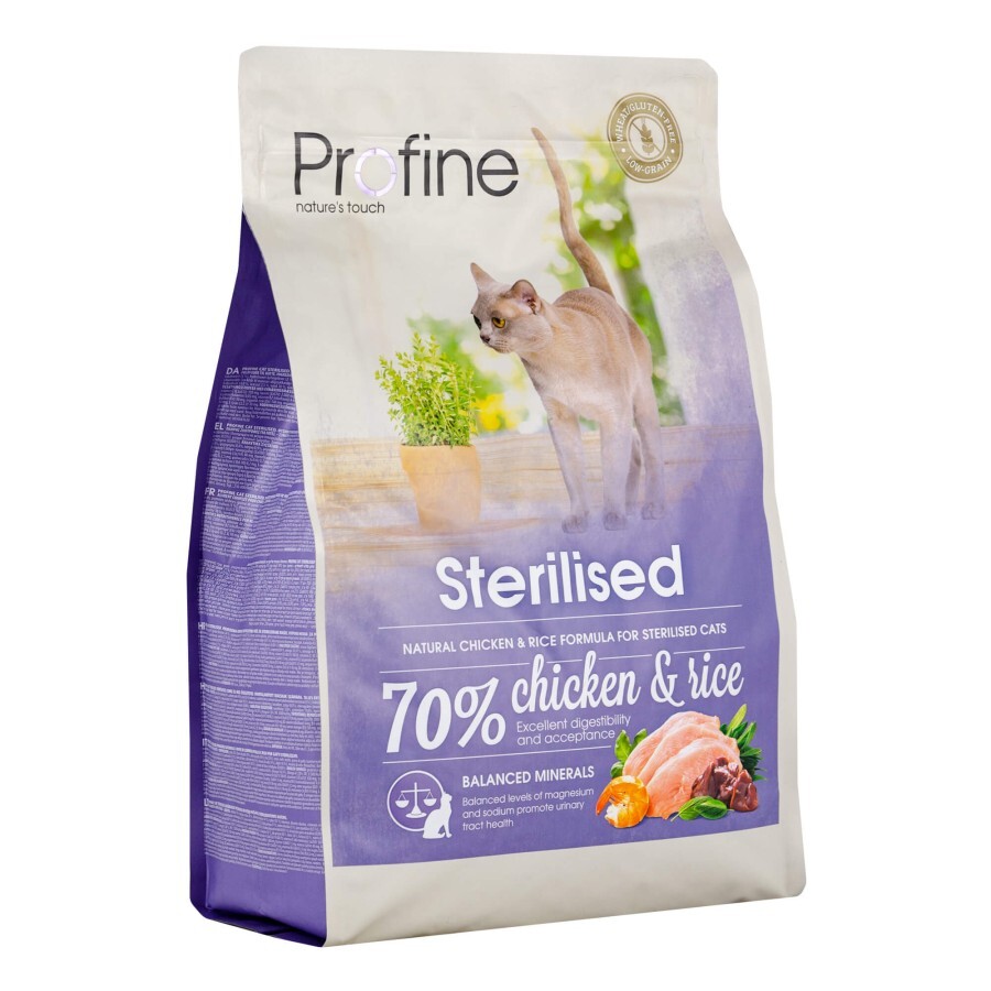 Сухой корм для кошек Profine Cat Sterilised с курицей и рисом 2 кг: цены и характеристики