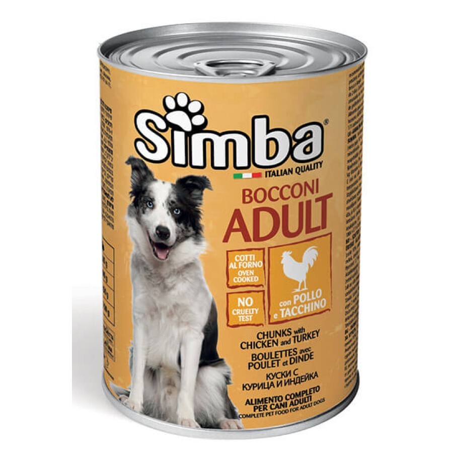 Консерви для собак Simba Dog Wet курка з індичкою 415 г: ціни та характеристики
