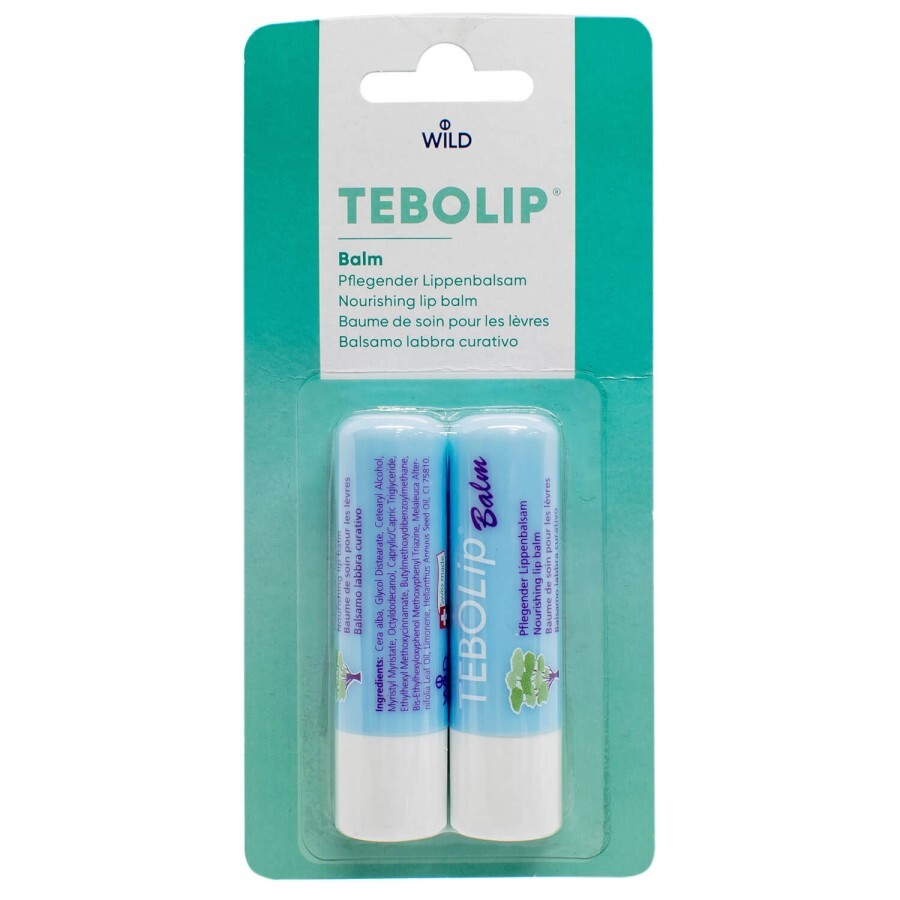 Гігієнічний бальзам для губ Теболіп з олією чайного дерева 10 мл №2: ціни та характеристики