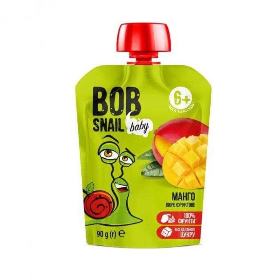 Пюре Bob Snail Манго 90 г: ціни та характеристики