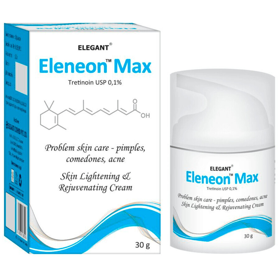 Крем для лица Eleneon Max 0.1% с третиноином 30 г: цены и характеристики