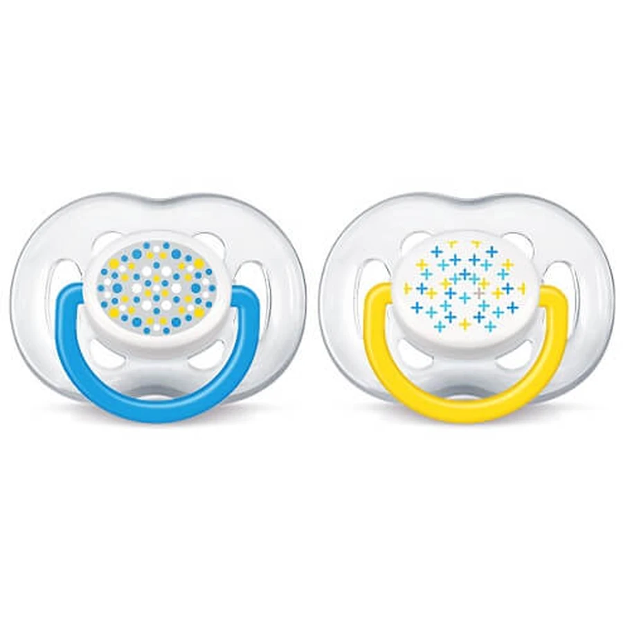 Пустышка силиконовая Philips AVENT Fashion с 6-18 месяцев для мальчиков SCF180/27 2 шт: цены и характеристики