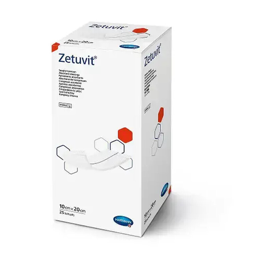 Повязка поглощающая медицинская Zetuvit 10 см х 20 см №1: цены и характеристики
