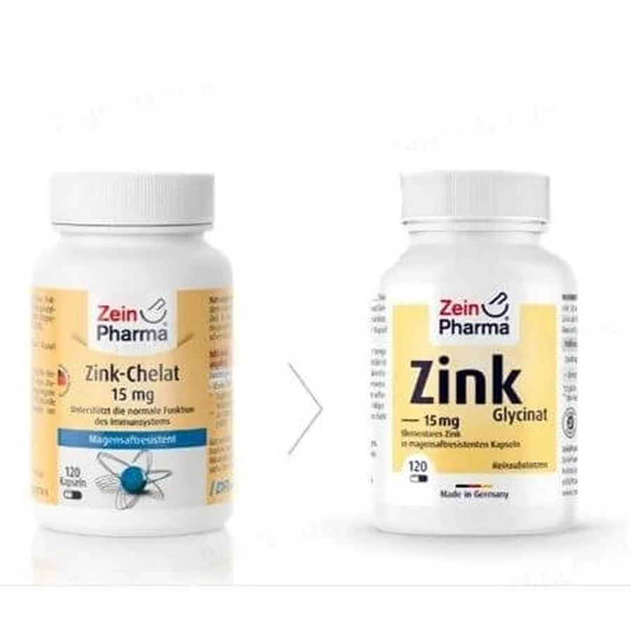 Цинк хелат ZeinPharma капсулы 15 мг №120: цены и характеристики
