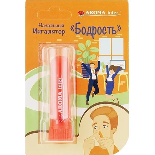 Інгалятор-олівець Aroma Inter Бадьорість назальний 5 мл
