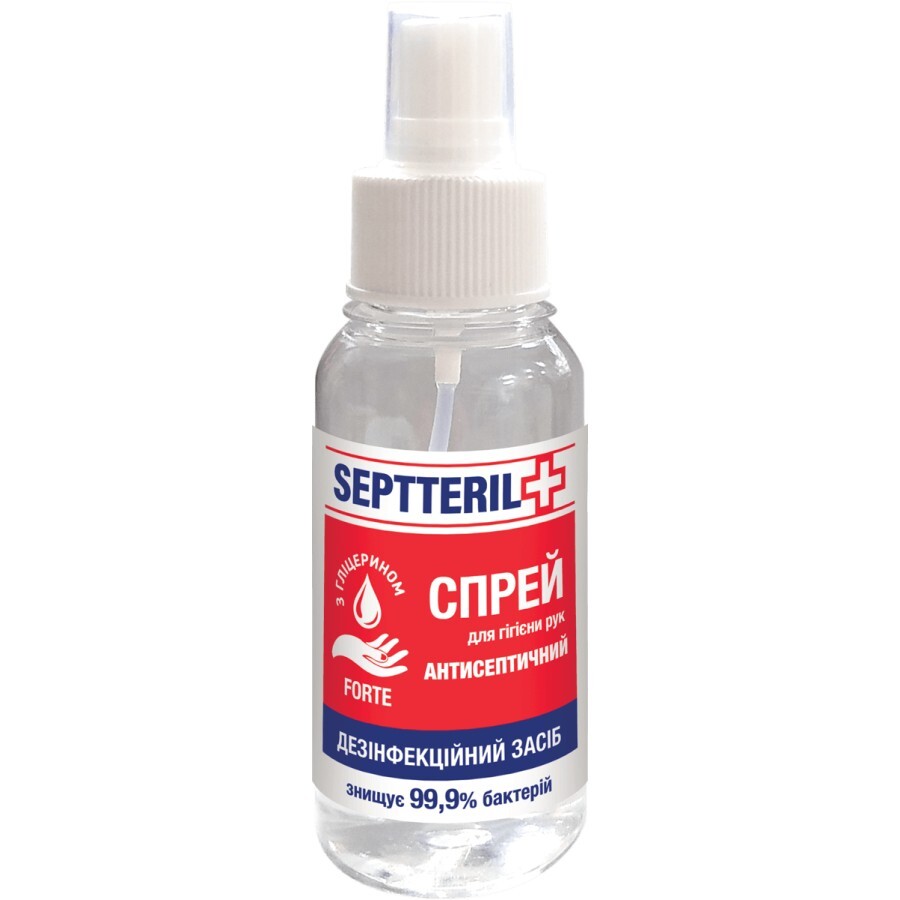 Антисептик для рук Septteril Forte 100 мл: цены и характеристики