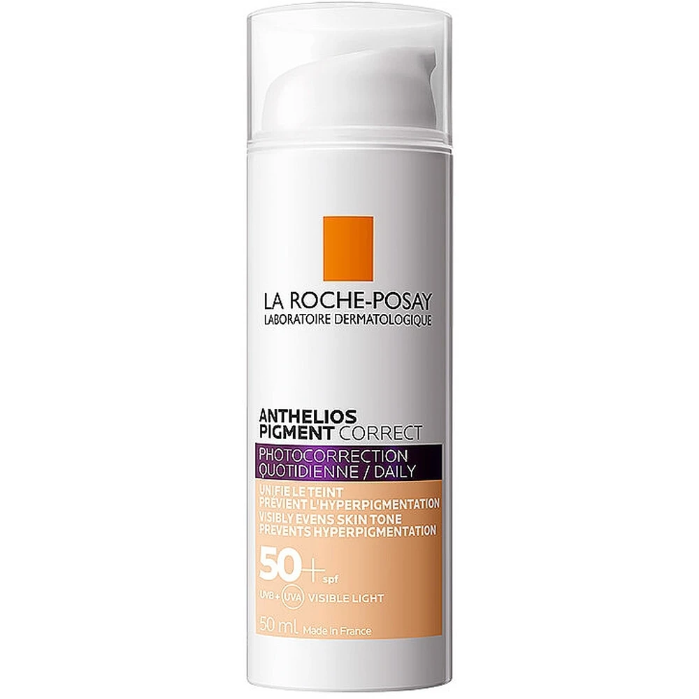 Солнцезащитное корректирующее средство La Roche-Posay Anthelios Pigment Correct SPF50+ 50 мл: цены и характеристики