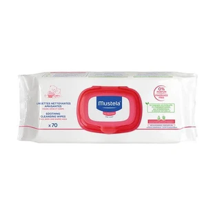Дитячі вологі серветки Mustela Bebe Soothing для чутливої шкіри 70 шт