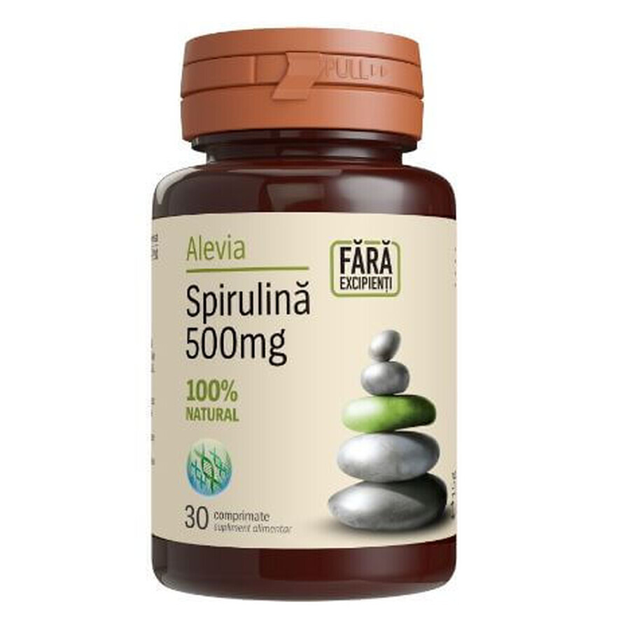 Спіруліна (Spirulină ) 500 мг, 30 таблеток, Alevia: ціни та характеристики