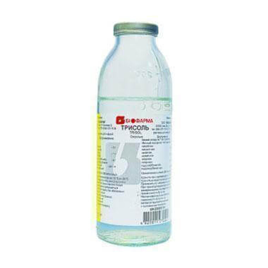 Трисоль р-р инф. бутылка 400 мл: цены и характеристики