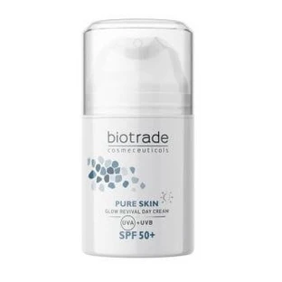 Осветляющий дневной крем с ниацинамидом и гиалуроновой кислотой SPF 50, 50 мл, Biotrade