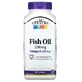 Риб'ячий жир, 1200 мг, Омега-3, 360 мг, Fish Oil Omega 3, 21st Century, 90 желатинових капсул