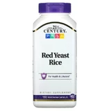 Красный дрожжевой рис, Red Yeast Rice, 21st Century, 150 вегетарианских капсул