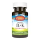 Вітамін D3+K2, 2000 МО та 90 мкг, Vitamin D3+K2, Carlson, 60 вегетаріанських капсул