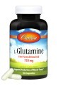 Глютамін 750мг, L-Glutamine, Carlson, 90 капсул