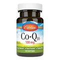 Коэнзим Q10, 100 мг, CoQ10, Carlson, 30 гелевых капсул
