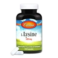 Лізин 500мг, L-Lysine, Carlson, 100 капсул