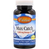 Риб'ячий жир для підлітків, Омега-3, 500 мг, Teen's Max Catch Minis, Carlson, 60 желатинових міні капсул