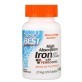 Хелатное железо, High Absorption Iron, Doctor&#39;s Best, 27 мг, 120 таблеток