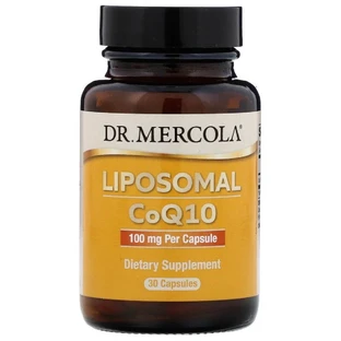 Коэнзим Q10 липосомальный, 100 мг, Liposomal CoQ10, Dr. Mercola, 30 капсул