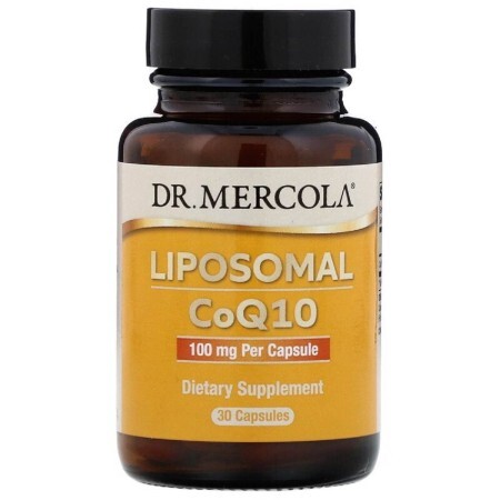 Коэнзим Q10 липосомальный, 100 мг, Liposomal CoQ10, Dr. Mercola, 30 капсул