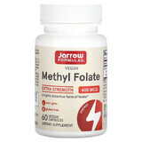 Метил Фолиевая Кислота (Метилфолат) 400 мкг, Methyl Folate, Jarrow Formulas, 60 вегетарианских капсул