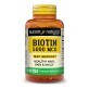 Биотин 5000 мкг, Biotin, Mason Natural, 60 гелевых капсул