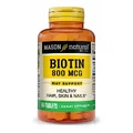 Биотин 800 мкг, Biotin, Mason Natural, 60 таблеток