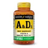 Вітаміни А та D3, Vitamins A & D3, Mason Natural, 100 гелевих капсул