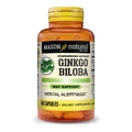 Гинкго Билоба Экстракт, Ginkgo Biloba, Mason Natural, 60 капсул