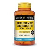 Глюкозамін та Хондроїтин 1500/1200, Glucosamine Chondroitin, Mason Natural, 280 капсул
