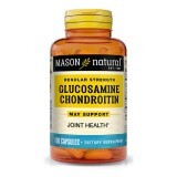 Глюкозамін та Хондроїтин, Glucosamine Chondroitin Regular Strength, Mason Natural, 100 капсул