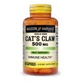 Котячий кіготь 500мг, Cat's Claw, Mason Natural, 60 капсул