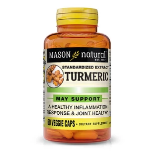 Куркума, Turmeric, Mason Natural, 60 вегетарианских капсул