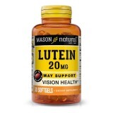 Лютеин 20мг, Lutein, Mason Natural, 30 гелевых капсул