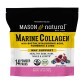 Морской коллаген, вкус черники и граната, Marine Collagen, Mason Natural, 14 стиков по 10 гр