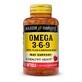 Тройная Омега 3-6-9 1200 мг, масло рыбы льна и огуречника, Omega 3-6-9 1,200 mg Fish, Flax &amp; Borage Oils, Mason Natural, 60 гелевых капсул
