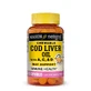 Риб'ячий жир з печінки тріски з вітамінами, смак апельсина, Cod Liver Oil With Vitamin A, C & D, Mason Natural, 100 жувальних таблеток
