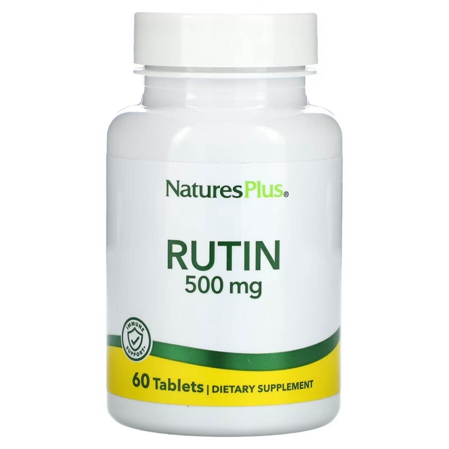 Рутин, 500 мг, Rutin, Natures Plus, 60 таблеток: цены и характеристики