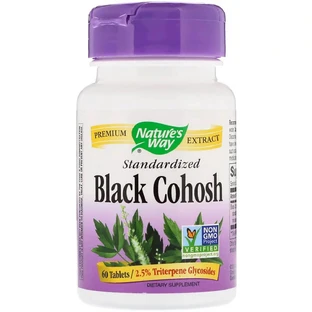 Клопогон Стандартизированный, Black Cohosh, Nature's Way, 40 мг, 60 таблеток