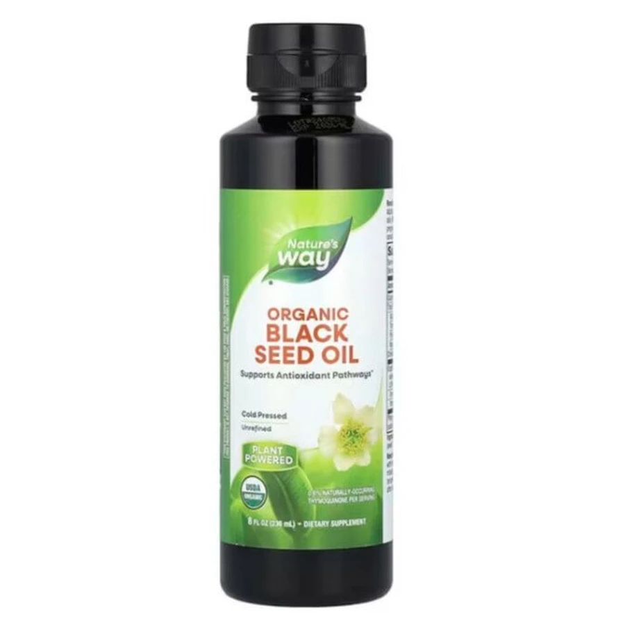 Масло чорного кмину, Black Seed Oil, Nature's Way, органік, 236 мл: ціни та характеристики