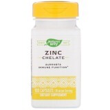 Цинк Хелат, Zinc Chelate, Nature's Way, 30 мг, 100 капсул