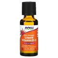 Жидкий Витамин D3 повышенной силы, 1000 МЕ, Liquid Vitamin D3, Extra Strength, Now Foods, 30 мл (1 жидк. унция)