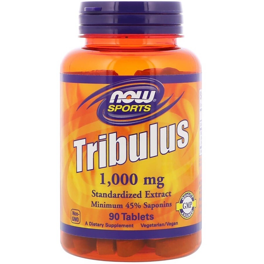 Трибулус, Tribulus, Now Foods, 1000 мг, 90 таблеток: ціни та характеристики