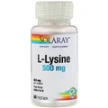 L-Лізин, L-Lysine, Solaray, 500 мг, 60 капсул