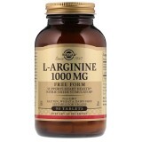 L-Аргінін, L-Arginine, Solgar, 1000 мг, 90 таблеток