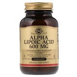 Альфа-Ліпоєва Кислота, Alpha Lipoic Acid, Solgar, 600 мг, 50 таблеток