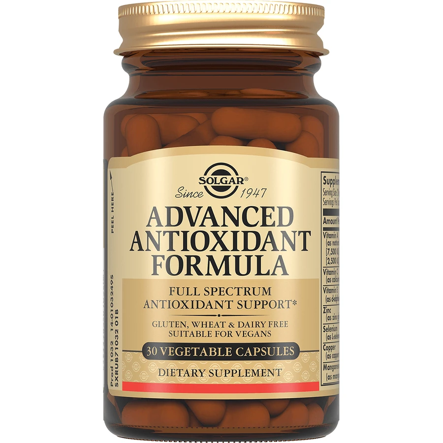 Антиоксидантна Формула, Advanced Antioxidant Formula, Solgar, 120 капсул: ціни та характеристики
